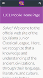 Mobile Screenshot of louisianajcl.com